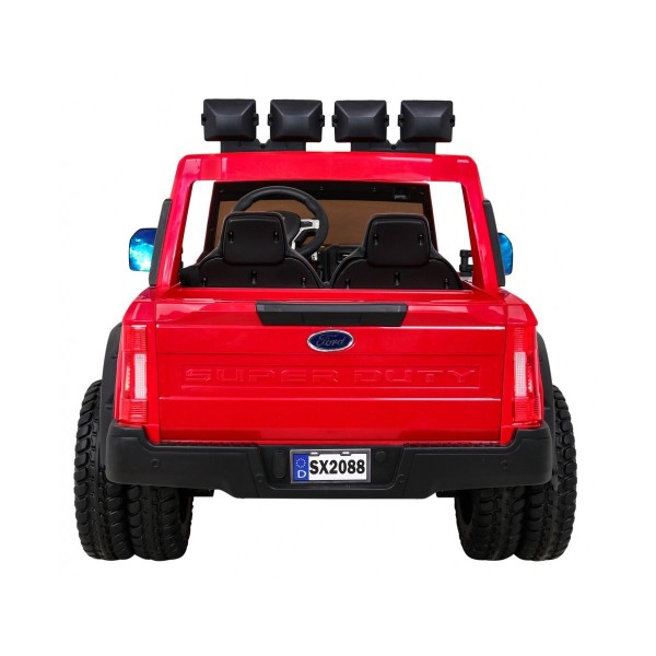 Джип на акумуляторі 4x4 Ford Super Duty, червоний