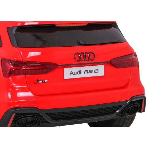 Автомобіль на акумуляторі Audi RS 6, червоний