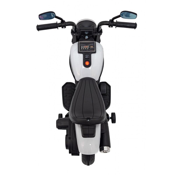 Мотоцикл на акумуляторі Chopper FASTER, білий