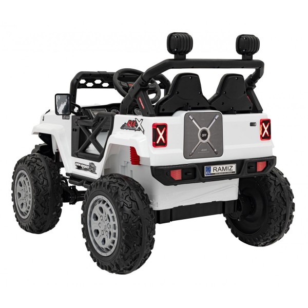 Джип на акумулятор 4x4 Ramiz Off-Road Speed, білий