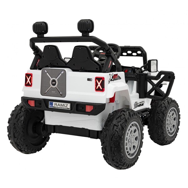 Джип на акумулятор 4x4 Ramiz Off-Road Speed, білий