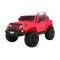 Джип на акумулятор 4x4 двомісний Ramiz Mighty Jeep, червоний