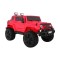 Джип на акумулятор 4x4 двомісний Ramiz Mighty Jeep, червоний