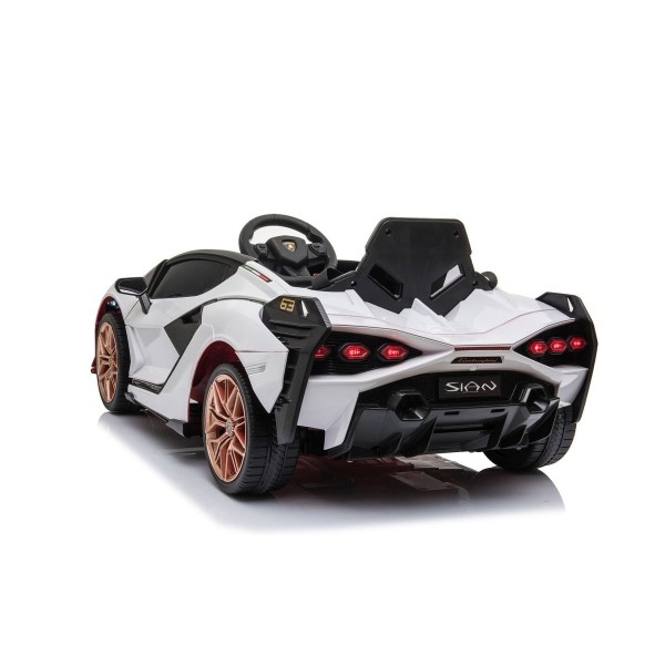 Автомобіль на акумуляторі 4x4 Lamborghini SIAN, білий