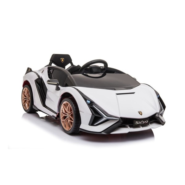 Автомобіль на акумуляторі 4x4 Lamborghini SIAN, білий