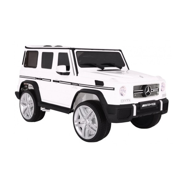 Джип на акумуляторі Mercedes AMG G65, лакований, білий