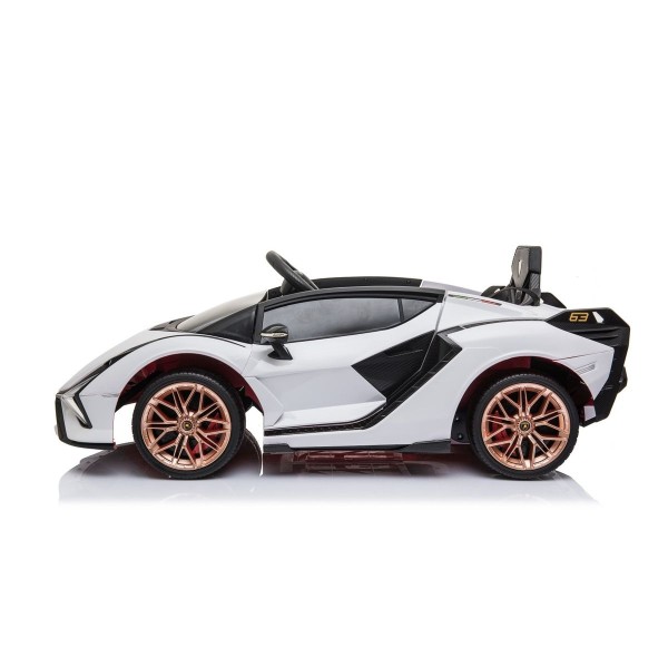 Автомобіль на акумуляторі 4x4 Lamborghini SIAN, білий