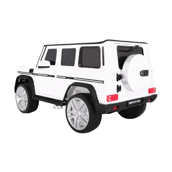 Джип на акумуляторі Mercedes AMG G65, лакований, білий