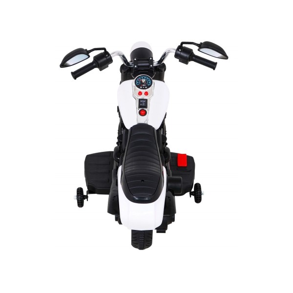 Мотоцикл на акумулятор Ramiz Chopper V-Max, білий