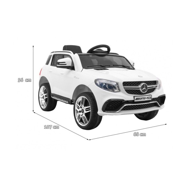 Автомобіль на акумуляторі Mercedes AMG GLE 63 AMG, білий