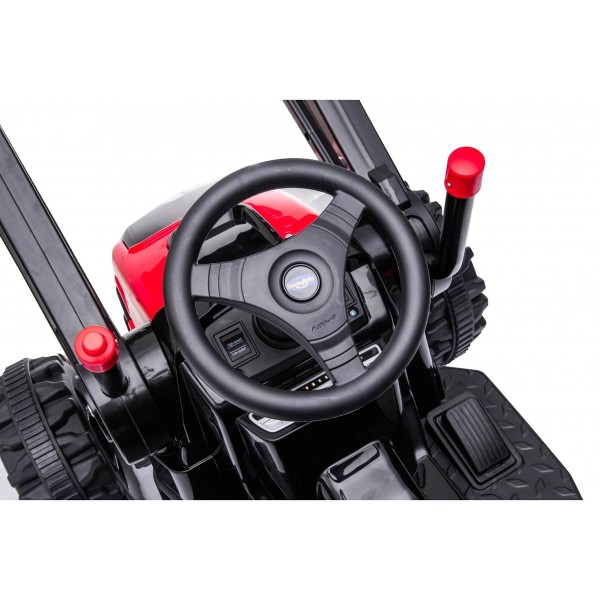 Екскаватор на акумуляторі Traktor, червоний