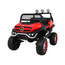 Джип на акумуляторі 4x4 Mercedes Benz Unimog Terenowy, червоний