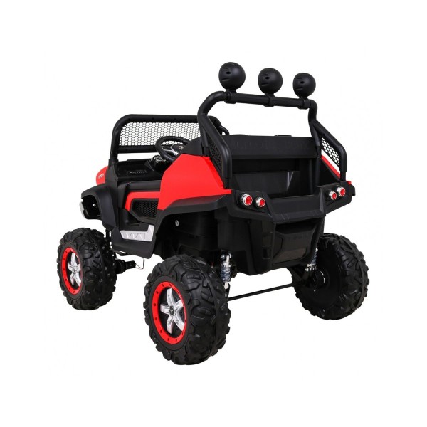 Джип на акумуляторі 4x4 Mercedes Benz Unimog Terenowy, червоний