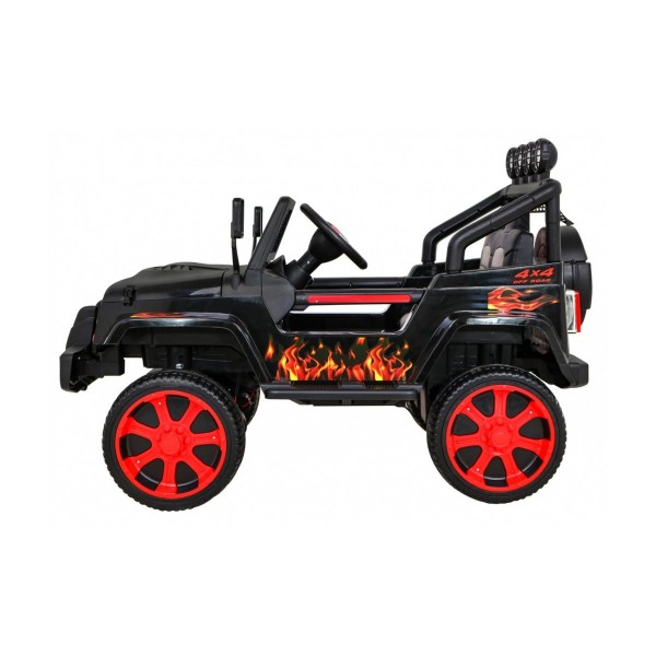 Джип на акумулятор 4x4 Ramiz Raptor Drifter, полум'яний