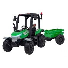 Трактор на акумулятор з причіпом Ramiz Blast, синій