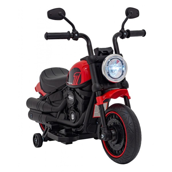 Мотоцикл на акумуляторі Chopper FASTER, червоний