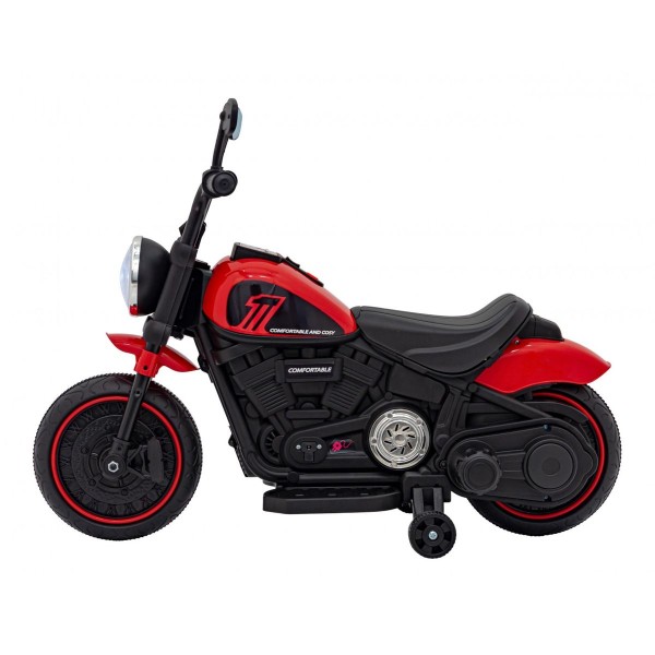 Мотоцикл на акумуляторі Chopper FASTER, червоний