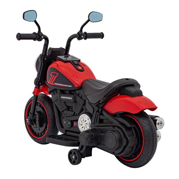 Мотоцикл на акумуляторі Chopper FASTER, червоний