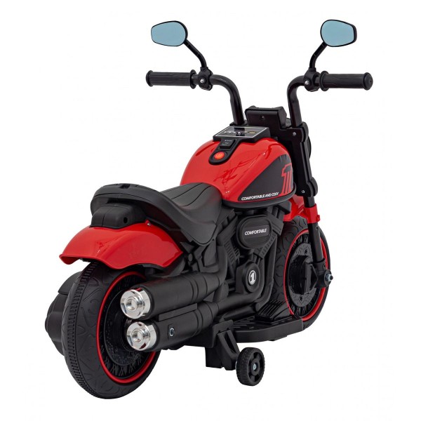 Мотоцикл на акумуляторі Chopper FASTER, червоний