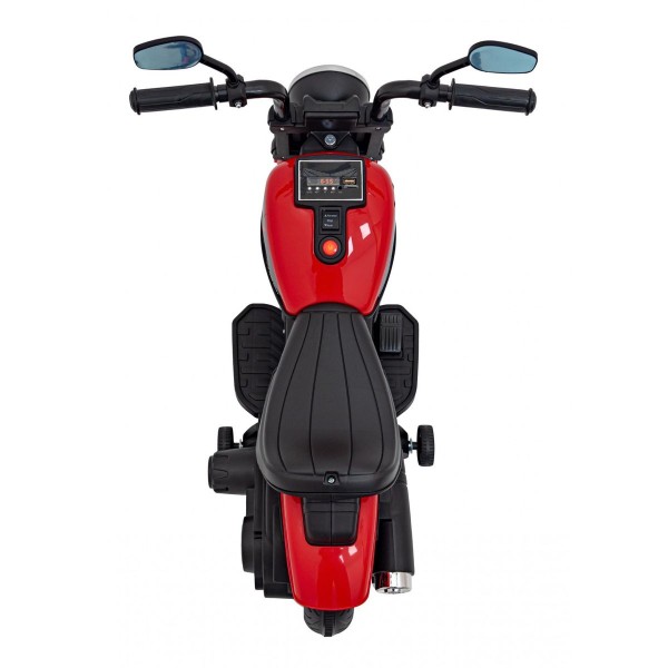 Мотоцикл на акумуляторі Chopper FASTER, червоний