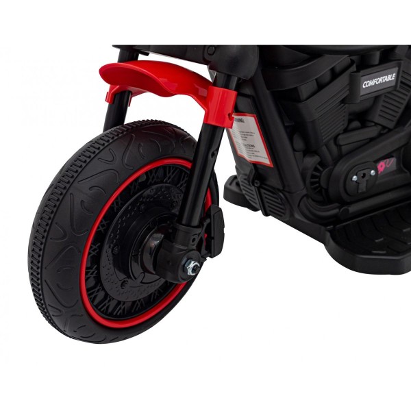 Мотоцикл на акумуляторі Chopper FASTER, червоний