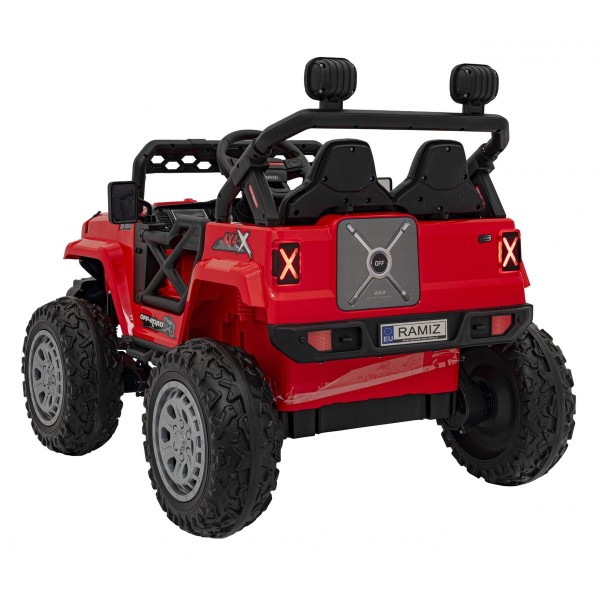 Джип на акумулятор 4x4 Ramiz Off-Road Speed, червоний