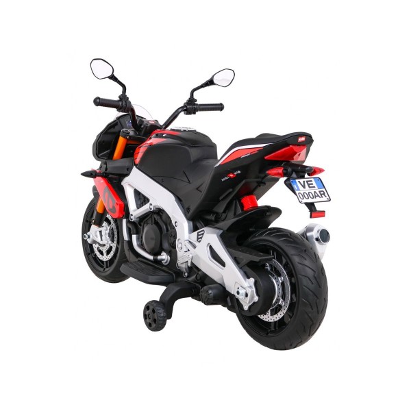 Мотоцикл на акумуляторі Aprilia Tuono V4, червоний