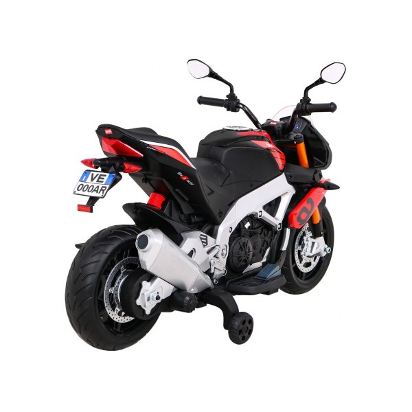 Мотоцикл на акумуляторі Aprilia Tuono V4, червоний