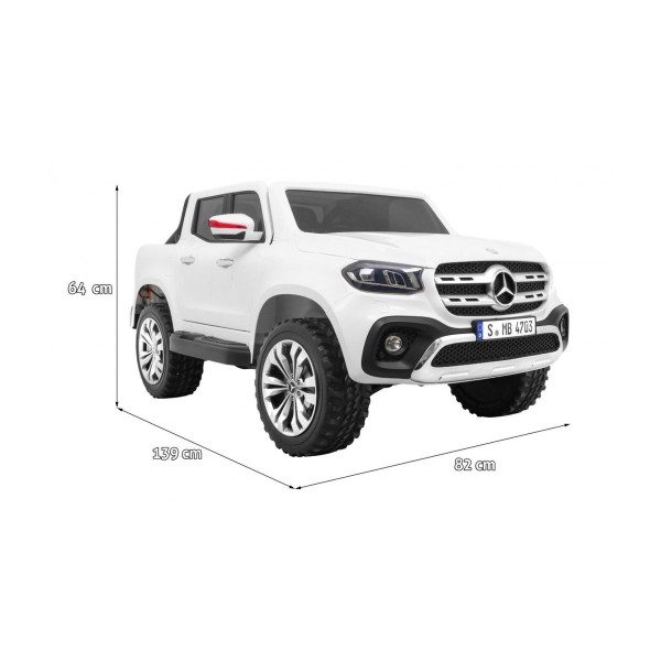 Джип на акумуляторі 4x4 Mercedes Benz X-Class, білий