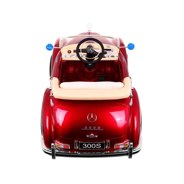 Автомобіль на акумуляторі Mercedes Benz 300S Retro, лакований, червоний