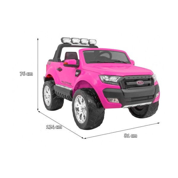 Джип на акумуляторі 4x4 Ford Ranger FaceLifting, рожевий