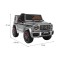 Джип на акумуляторі Mercedes AMG G63, лакований, срібний