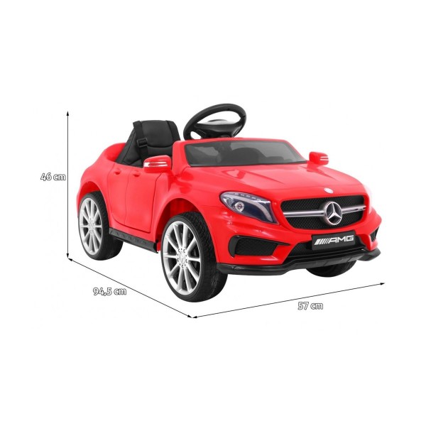 Автомобіль на акумуляторі Mercedes AMG GLA-45, червоний