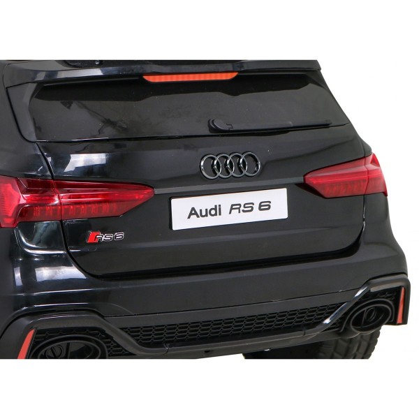 Автомобіль на акумуляторі Audi RS 6, чорний