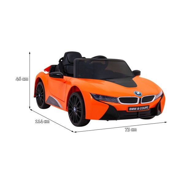 Автомобіль на акумуляторі BMW I8 Lift, оранжевий
