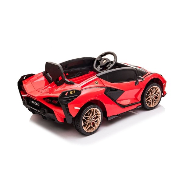 Автомобіль на акумуляторі 4x4 Lamborghini SIAN, червоний