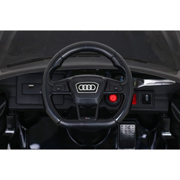 Автомобіль на акумуляторі Audi RS 6, чорний