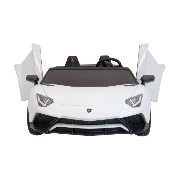 Автомобіль на акумуляторі двомісний Lamborghini Aventador SV, білий
