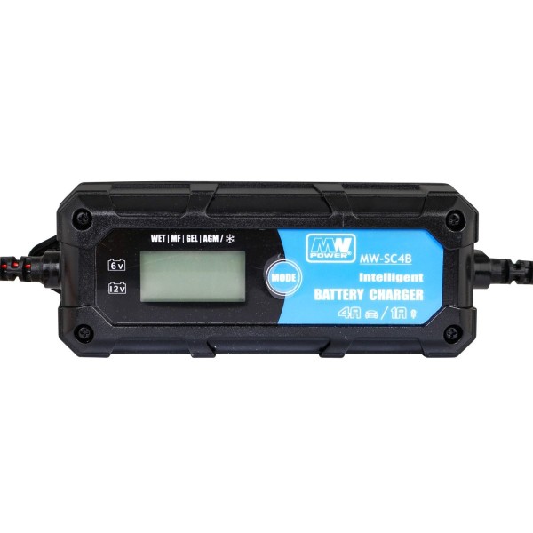 Зарядний пристрій з дисплеєм LCD 6V i 12V + 2 Tryby specjalne