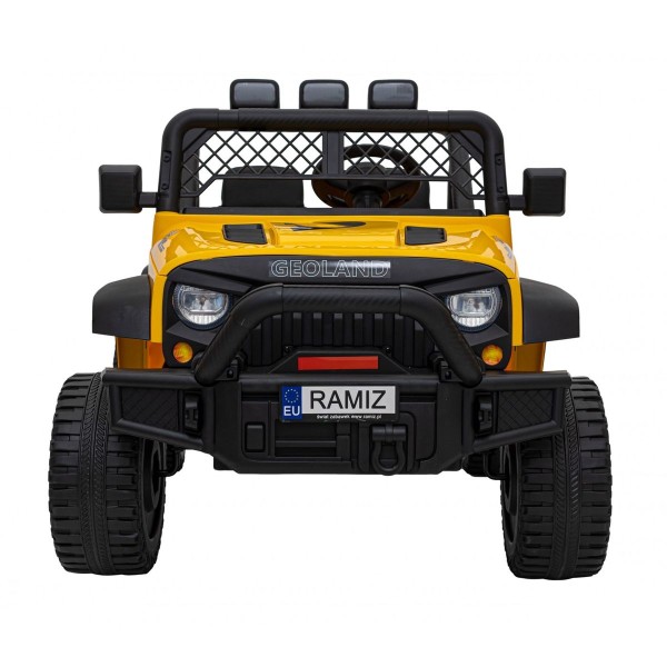 Джип на акумуляторі двомісний 4х2 Geoland Power, жовтий
