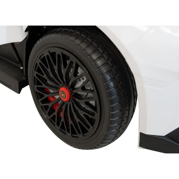 Автомобіль на акумуляторі двомісний Lamborghini Aventador SV, білий