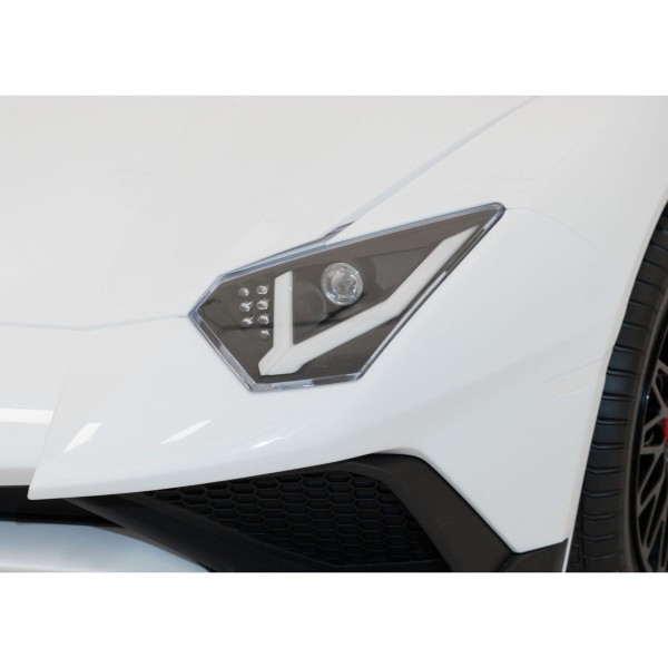 Автомобіль на акумуляторі двомісний Lamborghini Aventador SV, білий
