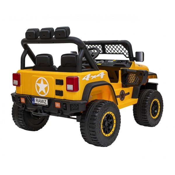 Джип на акумуляторі двомісний 4х2 Geoland Power, жовтий