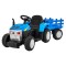 Трактор на акумуляторі з причіпом New Holland T7, блакитний