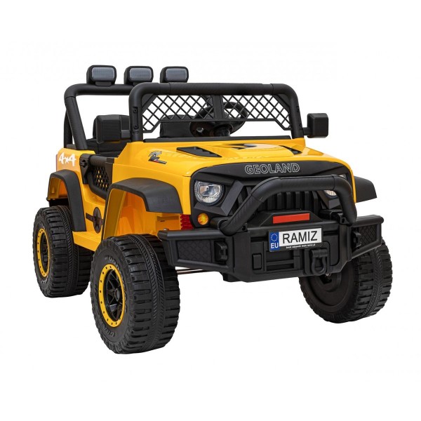 Джип на акумуляторі двомісний 4х2 Geoland Power, жовтий