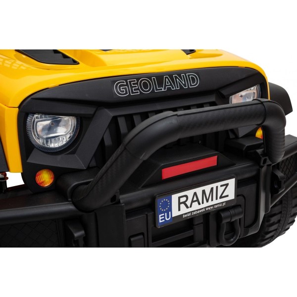 Джип на акумуляторі двомісний 4х2 Geoland Power, жовтий