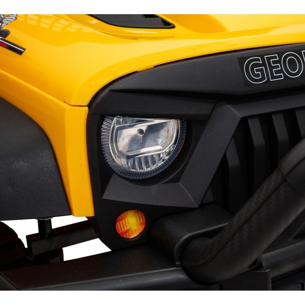 Джип на акумуляторі двомісний 4х2 Geoland Power, жовтий