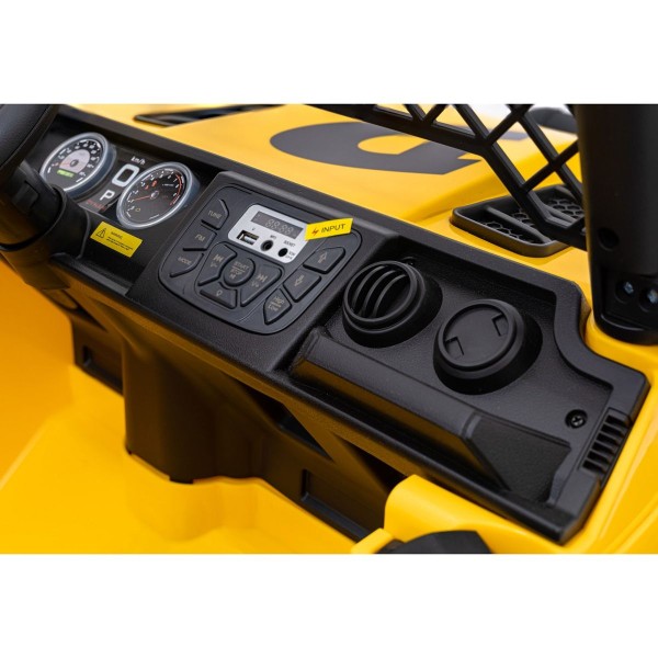 Джип на акумуляторі двомісний 4х2 Geoland Power, жовтий