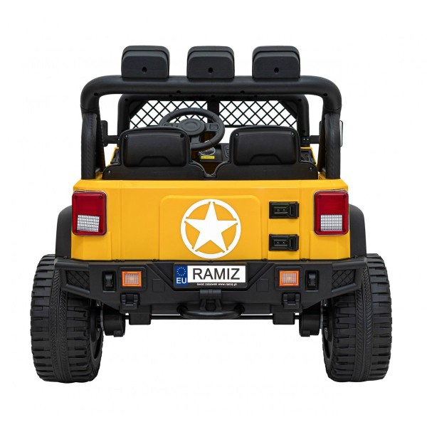 Джип на акумуляторі двомісний 4х2 Geoland Power, жовтий