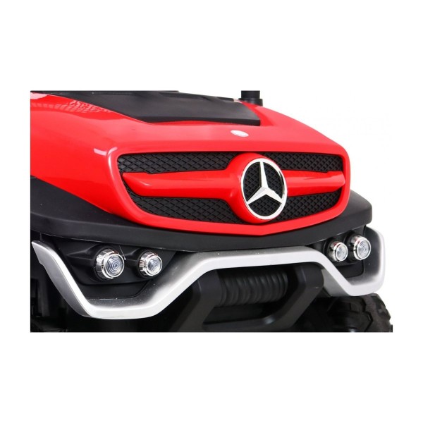 Джип на акумуляторі 4x4 Mercedes Benz Unimog, червоний